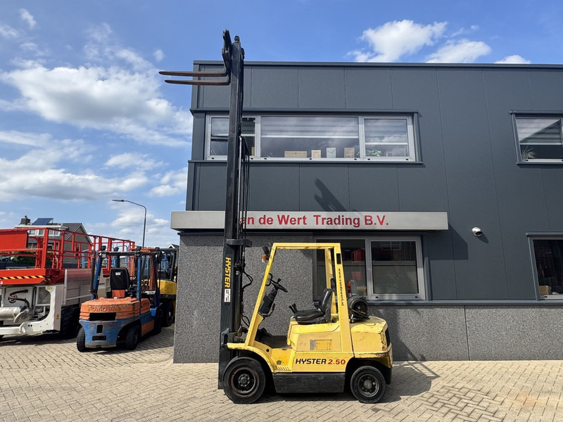 Gas gaffeltruck Hyster H2.50XM Triplo 470 Freelift / Sideshift LPG 1995: billede 7