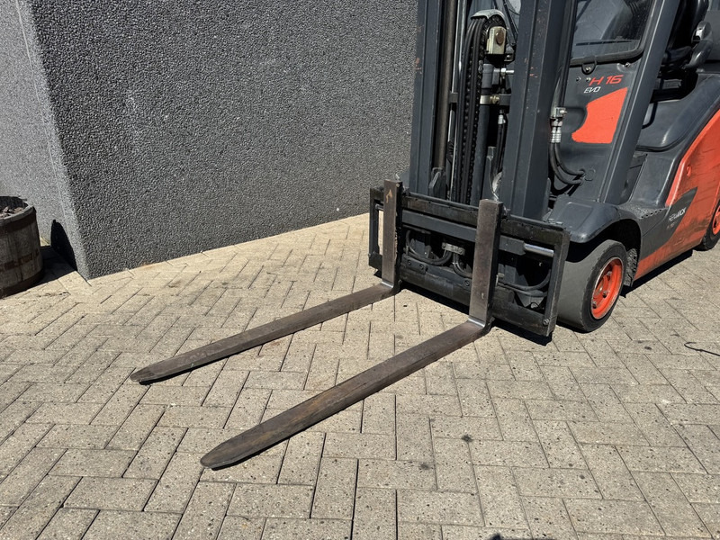 Linde H16T-01 - Gas gaffeltruck: billede 4 Linde H16T-01 - Gas gaffeltruck: billede 4