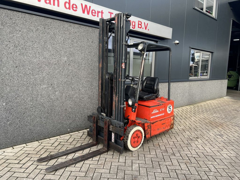Linde e14 Heftruck Linde E14 Triplo 550 Freelift/Sideshift elektrisch - El gaffeltruck: billede 4 Linde e14 Heftruck Linde E14 Triplo 550 Freelift/Sideshift elektrisch - El gaffeltruck: billede 4