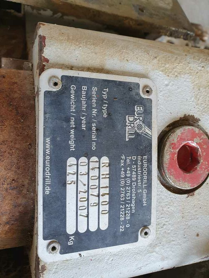 Eurodrill RH 1400 - Boremaskine: billede 3 Eurodrill RH 1400 - Boremaskine: billede 3