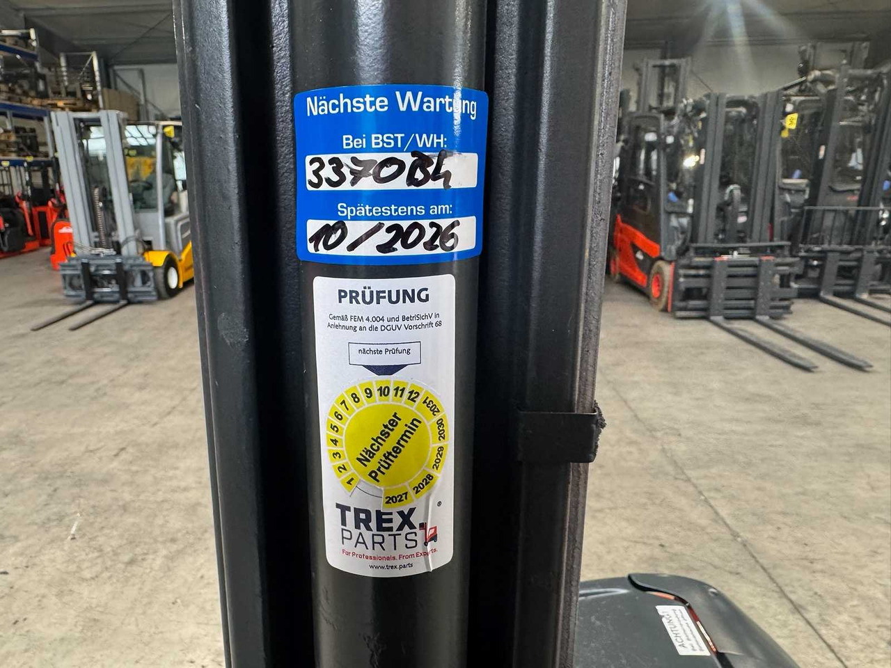 Gaffeltruck 04/2012 SERVICE +UVV 10/2026 LINDE L14AP 1.400KG PALLET TRUCK ANT 2.364 HOURS: billede 15 Gaffeltruck 04/2012 SERVICE +UVV 10/2026 LINDE L14AP 1.400KG PALLET TRUCK ANT 2.364 HOURS: billede 15