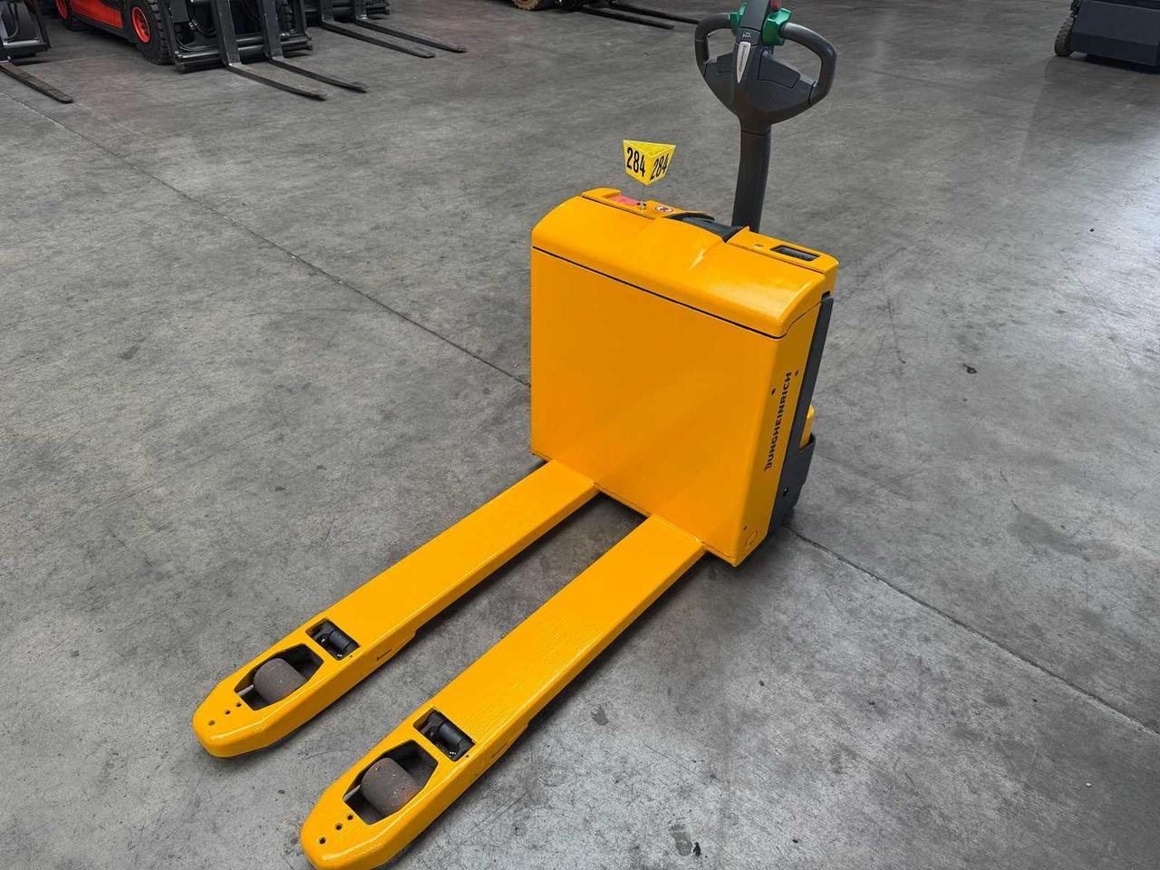 Gaffeltruck 10/2024 SERVICE+UVV 10/2026 JUNGHEINRICH EJE116 1,600KG PALLET TRUCK ANT 2,198 HOURS: billede 6