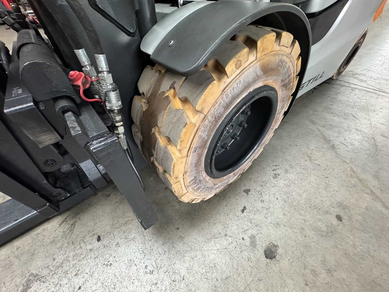 Gaffeltruck 10/2025 SERVICE + UVV 11/2026 STILL RX60-50 5.000KG TRIPLEX 538CM 3.+4. VALVE ELECTRIC FORKLIFT 19.908 HOURS: billede 14