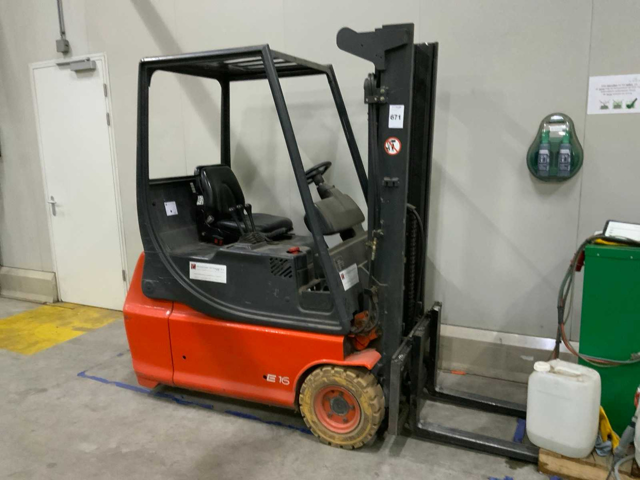 1997 LINDE E16 FORKLIFT - Gaffeltruck: billede 1 1997 LINDE E16 FORKLIFT - Gaffeltruck: billede 1