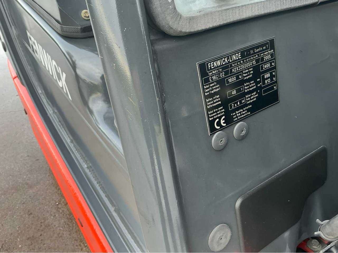 Gaffeltruck 2005 LINDE-FENWICK E16C-02 FORKLIFT: billede 17 Gaffeltruck 2005 LINDE-FENWICK E16C-02 FORKLIFT: billede 17