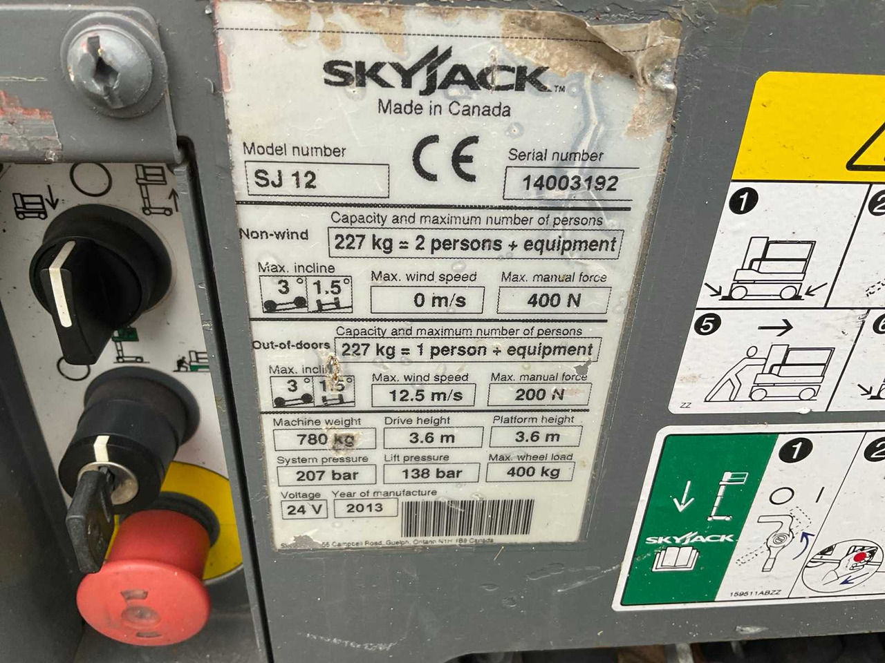 2013 SKYJACK SJ 12 AERIAL PLATFORM - Lift: billede 5 2013 SKYJACK SJ 12 AERIAL PLATFORM - Lift: billede 5