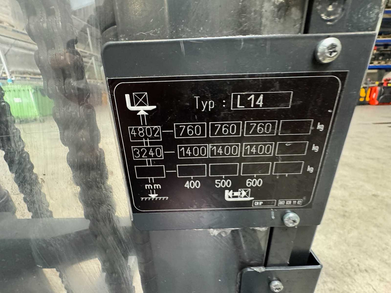 Gaffeltruck 2014 SERVICE +UVV 09/2026 LINDE L14 1.400KG TRIPLEX 470CM PALLET TRUCK ANT 1.982 HOURS: billede 16