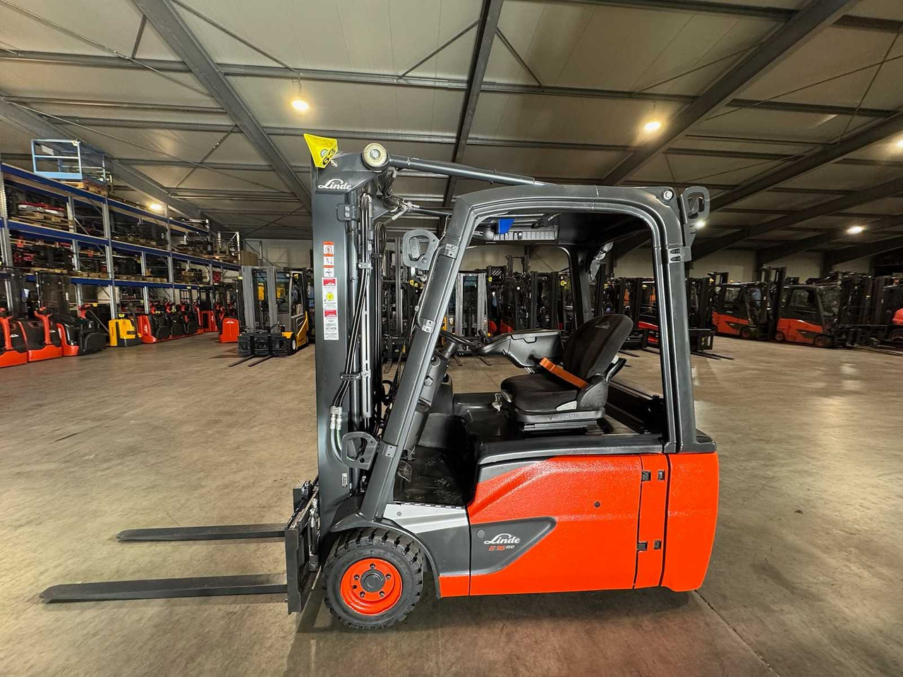2020 SERVICE+UVV 10/2026 LINDE E16 DUPLEX FREE LIFT 3RD + 4TH VALVE ELECTRIC FORKLIFT 12,549 HOURS - Gaffeltruck: billede 1 2020 SERVICE+UVV 10/2026 LINDE E16 DUPLEX FREE LIFT 3RD + 4TH VALVE ELECTRIC FORKLIFT 12,549 HOURS - Gaffeltruck: billede 1