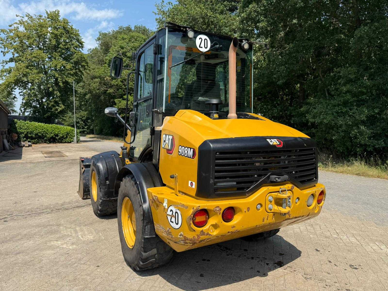 CAT - 908M - JOYSTICK CONTROL, INCL RUBBLE BIN - SHOVEL - Gummihjulslæsser: billede 2 CAT - 908M - JOYSTICK CONTROL, INCL RUBBLE BIN - SHOVEL - Gummihjulslæsser: billede 2