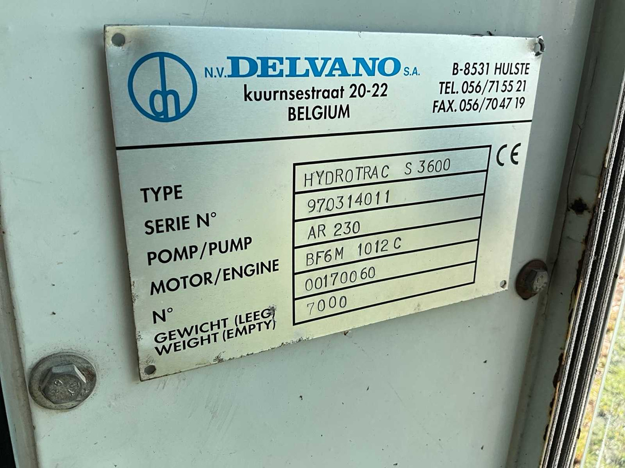 Sprøjteudstyr Delvano Hydrotrac S3600: billede 46