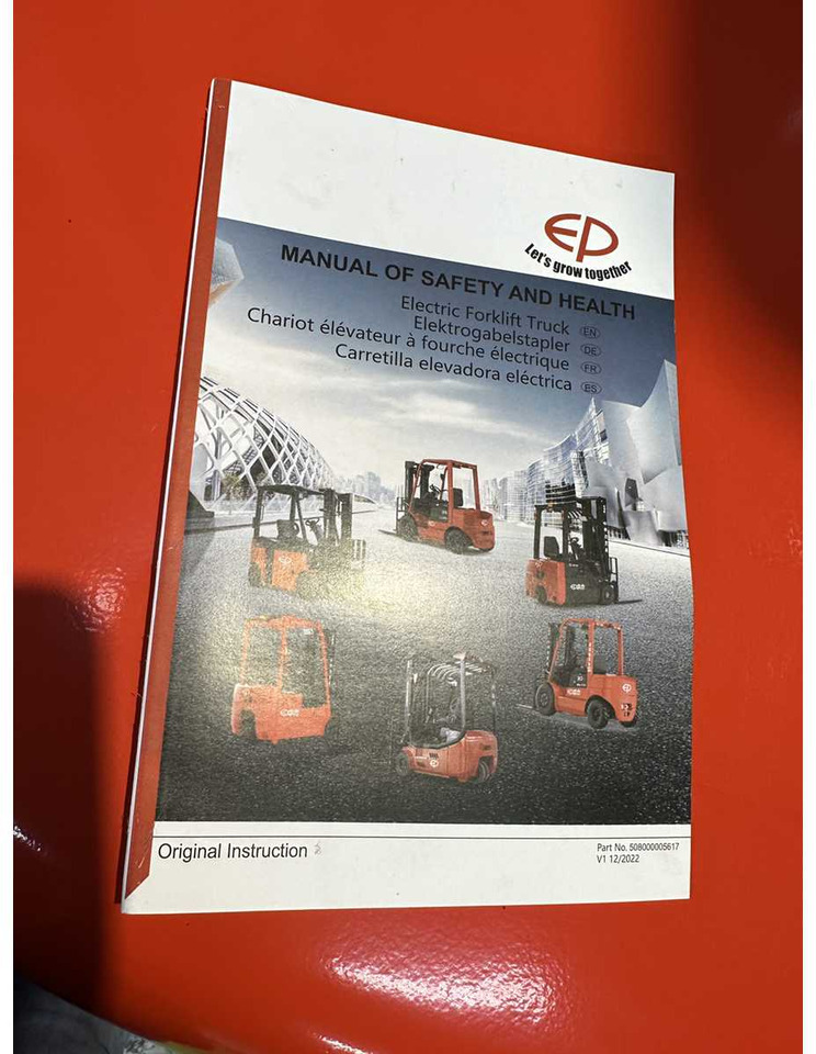 Gaffeltruck EP - EFL 252 X - FORK POSITIONER, SIDESHIFT, TRIPLEX, FORKLIFT 2025: billede 17