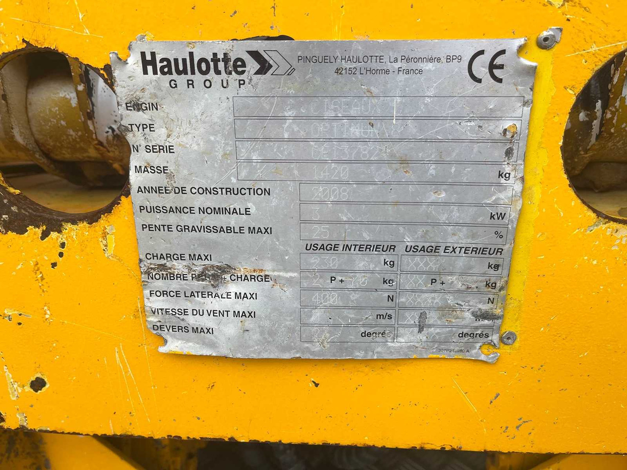 Haulotte - Lift: billede 3 Haulotte - Lift: billede 3