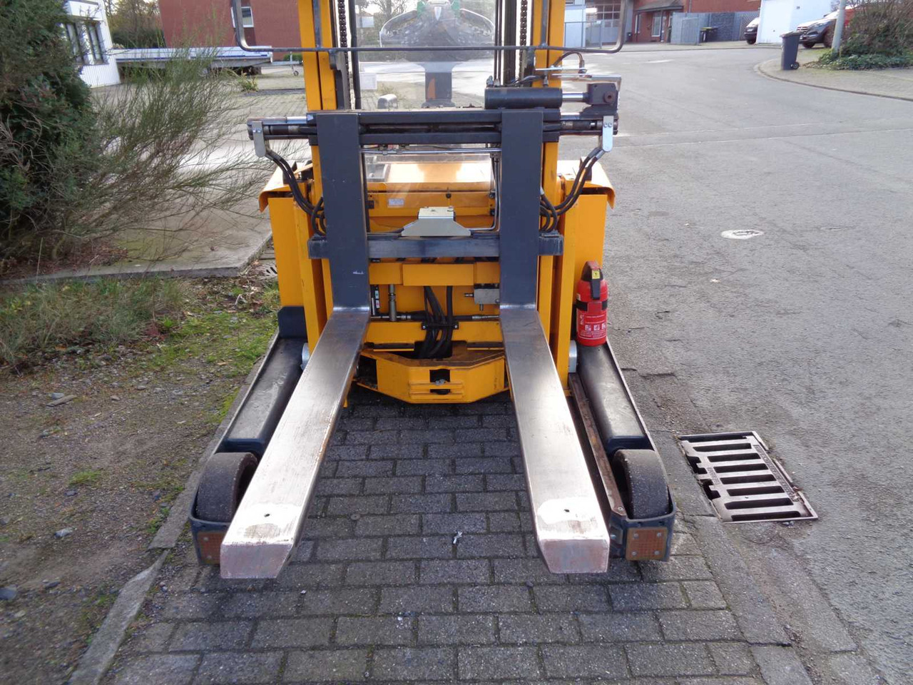 JUNGHEINRICH ERV 308 DRAWBAR REACH TRUCK WITH PLATFORM, JUNGHEINRICH-ERV 308 - Gaffeltruck: billede 2 JUNGHEINRICH ERV 308 DRAWBAR REACH TRUCK WITH PLATFORM, JUNGHEINRICH-ERV 308 - Gaffeltruck: billede 2