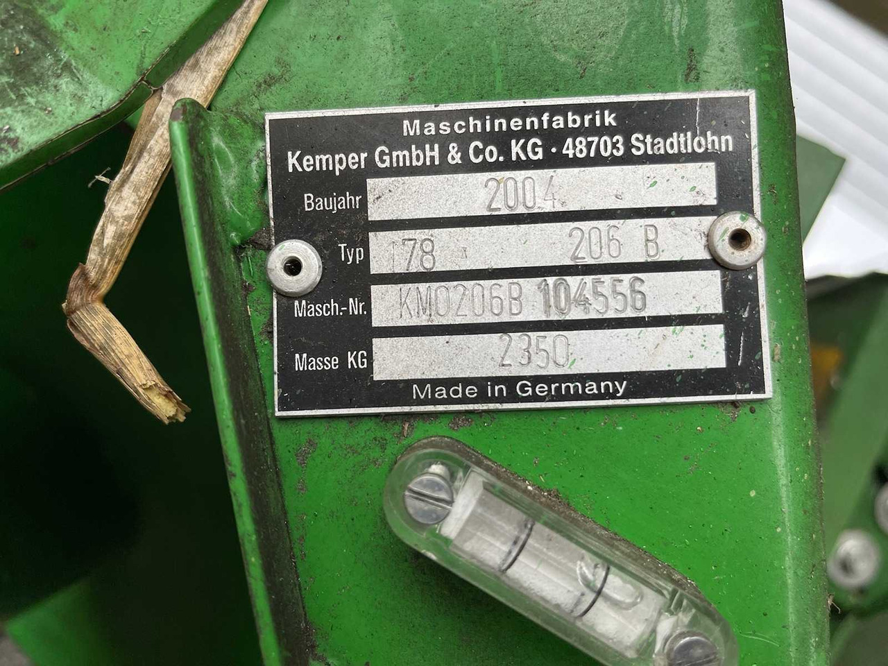 KEMPER Corn 206 - Mejetærsker: billede 5 KEMPER Corn 206 - Mejetærsker: billede 5