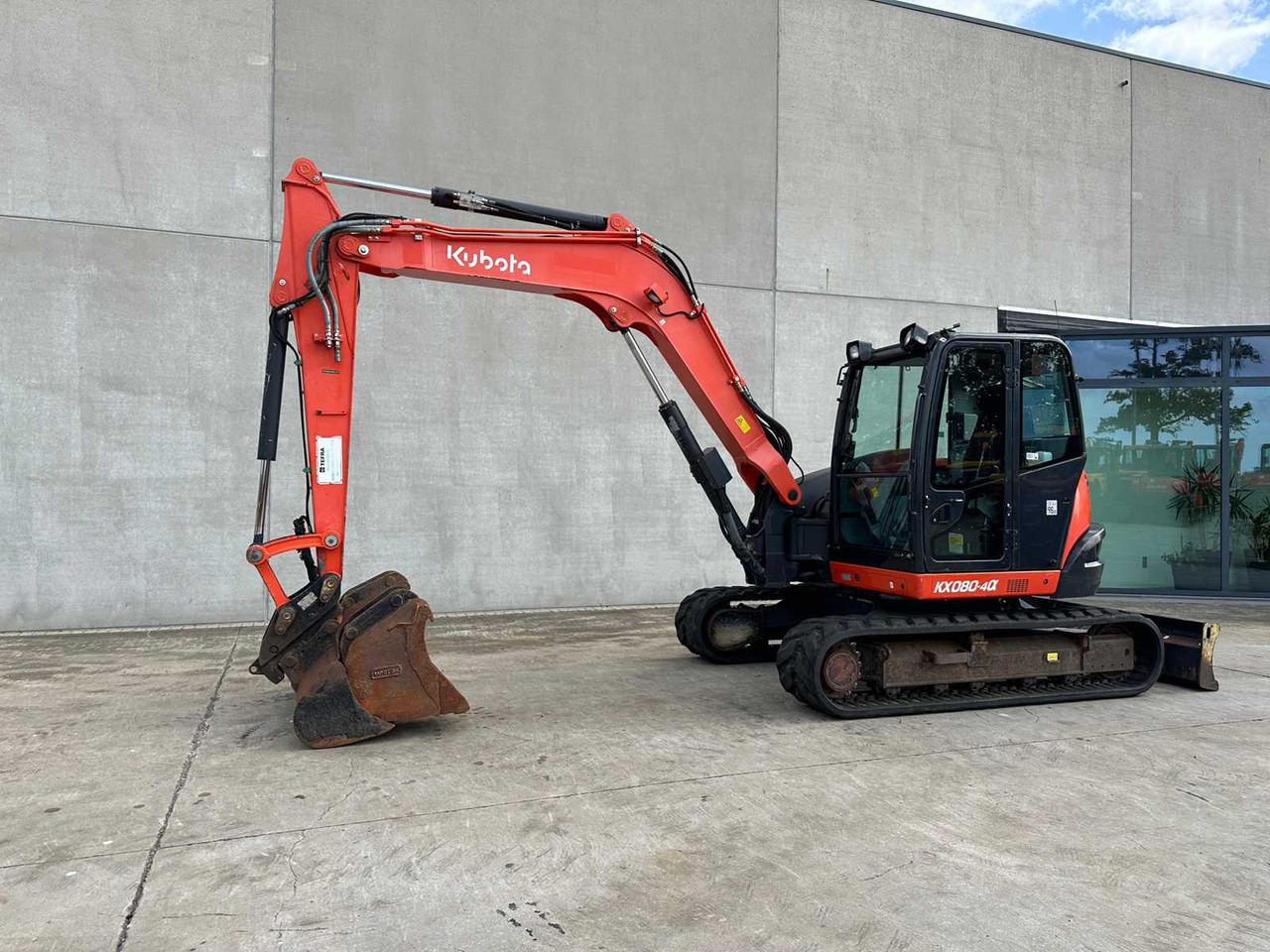 Kubota KX080 - Bæltegravemaskine: billede 1 Kubota KX080 - Bæltegravemaskine: billede 1