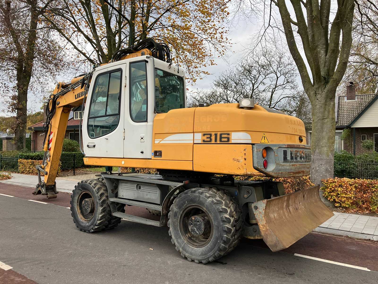 LIEBHERR - 2008 - A316 LITRONIC - WHEELED EXCAVATOR - Hjulgravemaskine: billede 3 LIEBHERR - 2008 - A316 LITRONIC - WHEELED EXCAVATOR - Hjulgravemaskine: billede 3