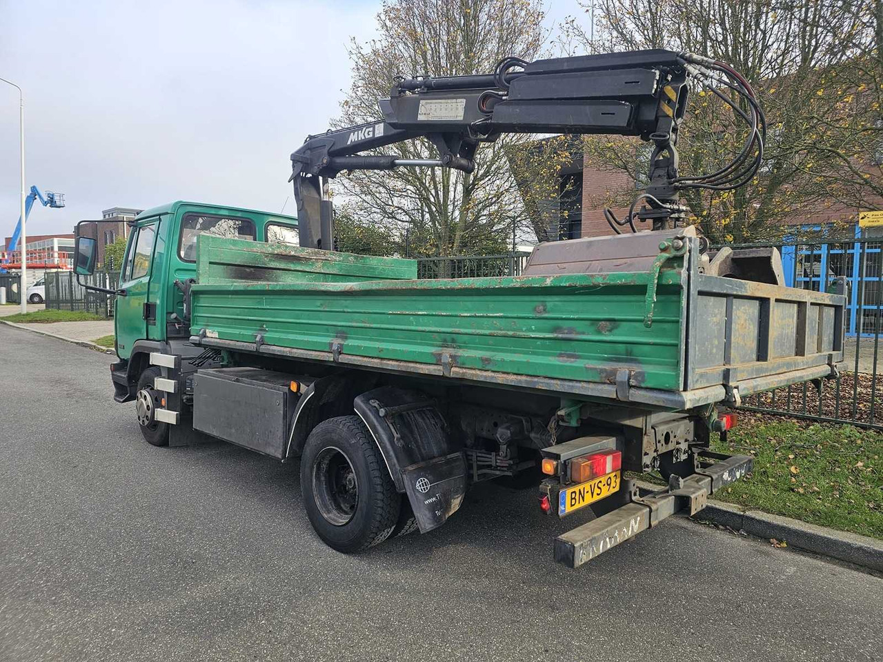 DAF - AE45/150 TI - MET MKG LOADER CRANE WITH ROTARY SQUEEZER AND TIPPER - FIRST OWNER - 131699KM - MOT 8-2026 - Lastbil: billede 4 DAF - AE45/150 TI - MET MKG LOADER CRANE WITH ROTARY SQUEEZER AND TIPPER - FIRST OWNER - 131699KM - MOT 8-2026 - Lastbil: billede 4