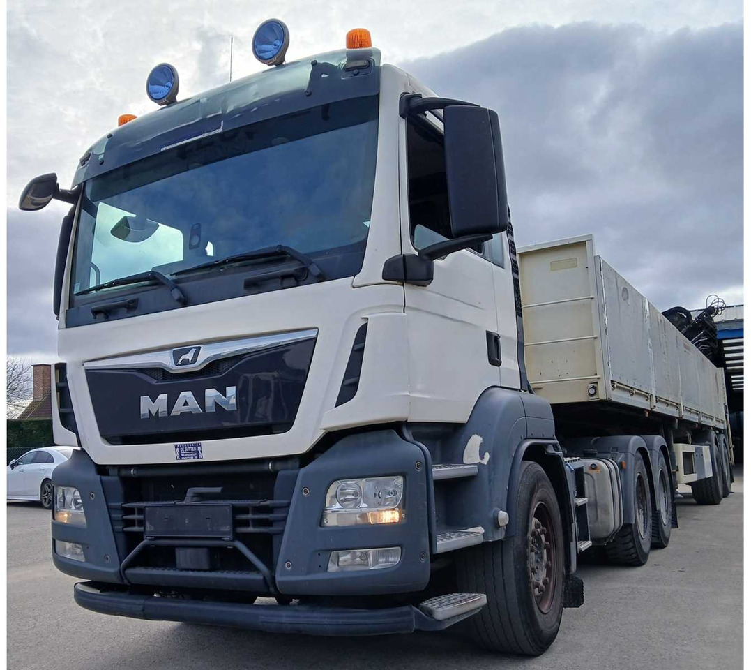 MAN TGS WITH KWB TRAILER AND HIAB XS LOADER CRANE - 2017 - Lastbil: billede 1 MAN TGS WITH KWB TRAILER AND HIAB XS LOADER CRANE - 2017 - Lastbil: billede 1