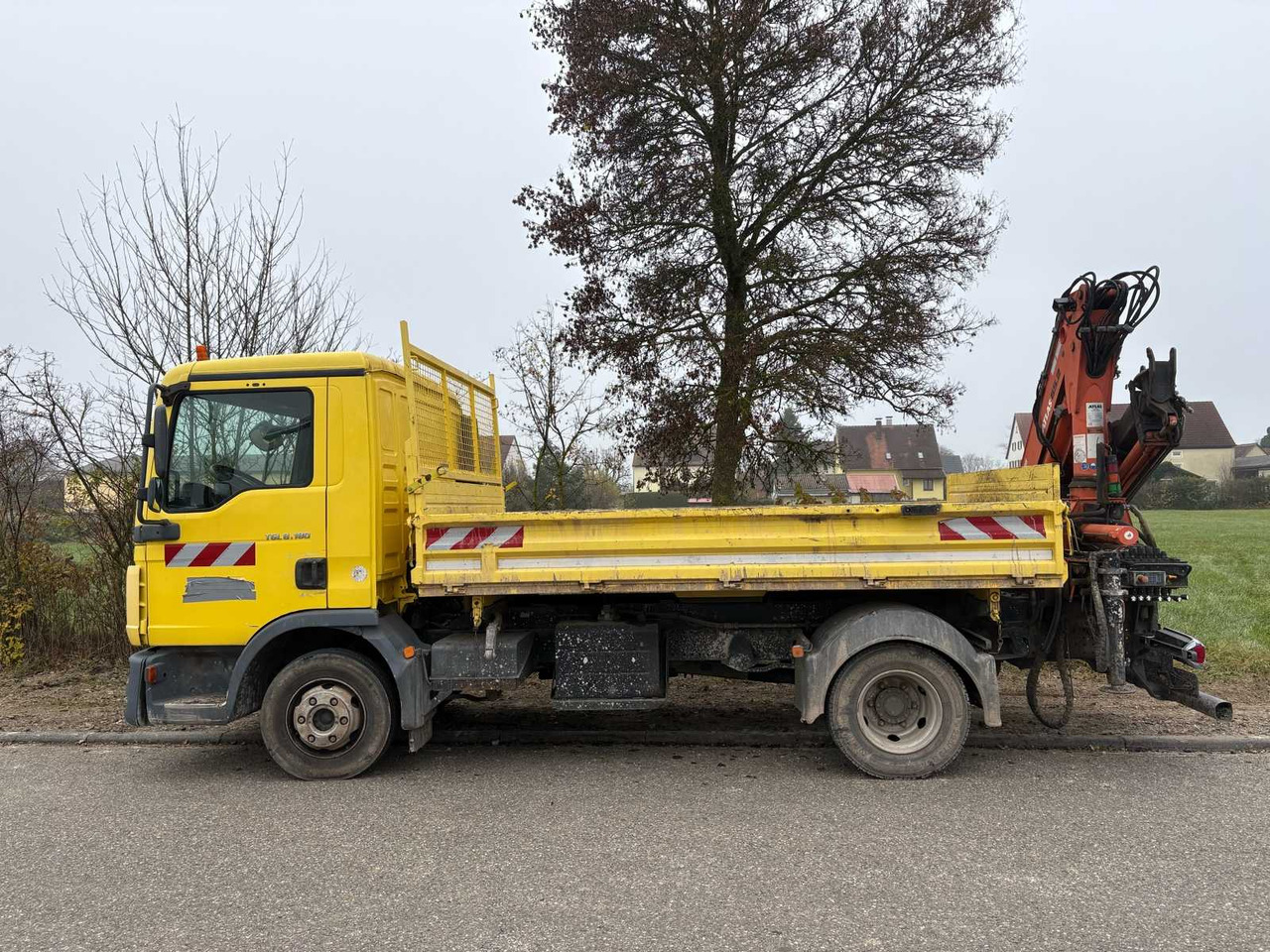 Mini Tipvogn MAN / ATLAS TRUCK TIPPER WITH LOADING CRANE: billede 9 Mini Tipvogn MAN / ATLAS TRUCK TIPPER WITH LOADING CRANE: billede 9