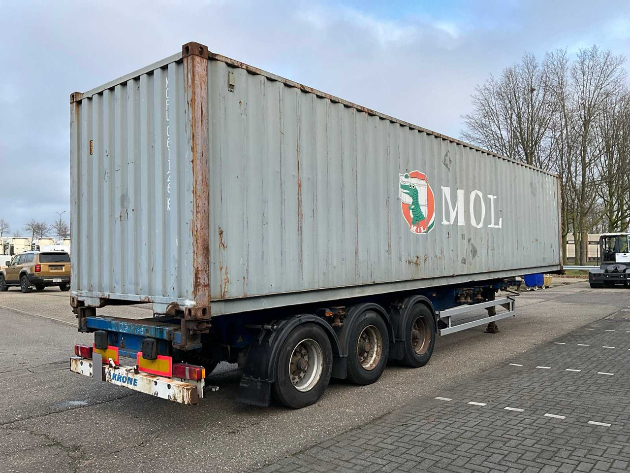 2008 KRONE SD27 CONTAINER CHASSIS WITH 40FT CONTAINER - Sættevogn: billede 5 2008 KRONE SD27 CONTAINER CHASSIS WITH 40FT CONTAINER - Sættevogn: billede 5