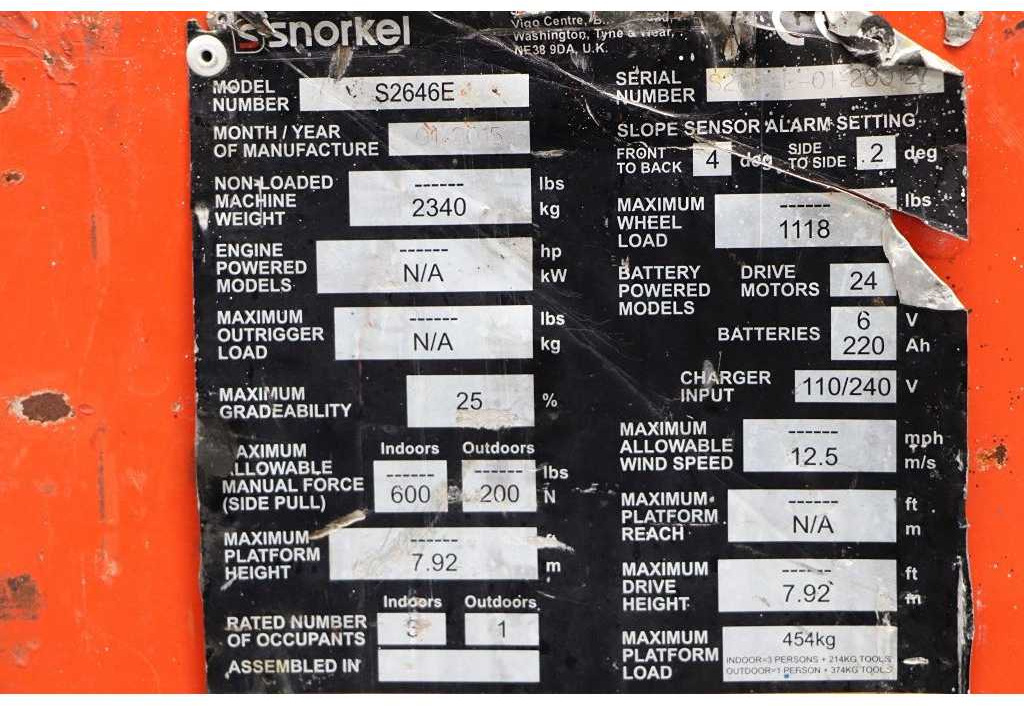 Snorkel S2646E - Lift: billede 5 Snorkel S2646E - Lift: billede 5