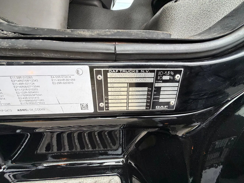 DAF CF 320 LF320.19. EURO6. 2021. 760x248x270 - Lastbil med presenning: billede 5 DAF CF 320 LF320.19. EURO6. 2021. 760x248x270 - Lastbil med presenning: billede 5