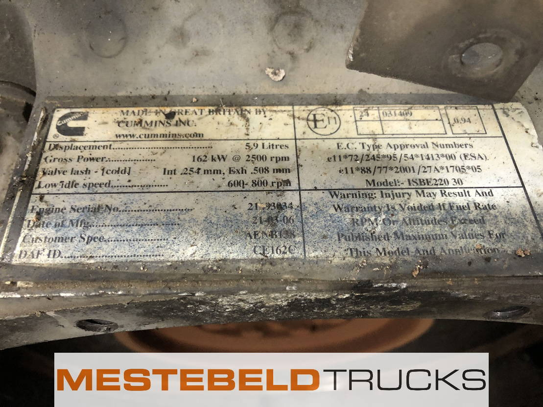 DAF Motor - Motor for Lastbil: billede 5 DAF Motor - Motor for Lastbil: billede 5