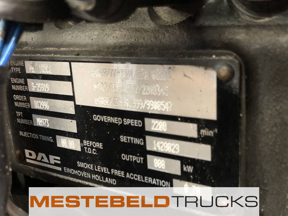 DAF Motor PE 183 C1 - Motor for Lastbil: billede 5 DAF Motor PE 183 C1 - Motor for Lastbil: billede 5
