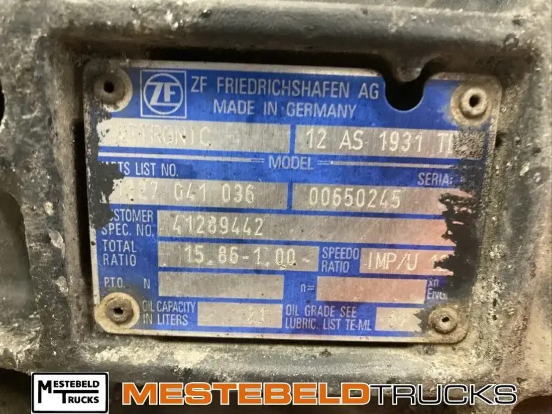 Iveco Versn bak Stralis - Gearkasse og reservedele for Lastbil: billede 4 Iveco Versn bak Stralis - Gearkasse og reservedele for Lastbil: billede 4