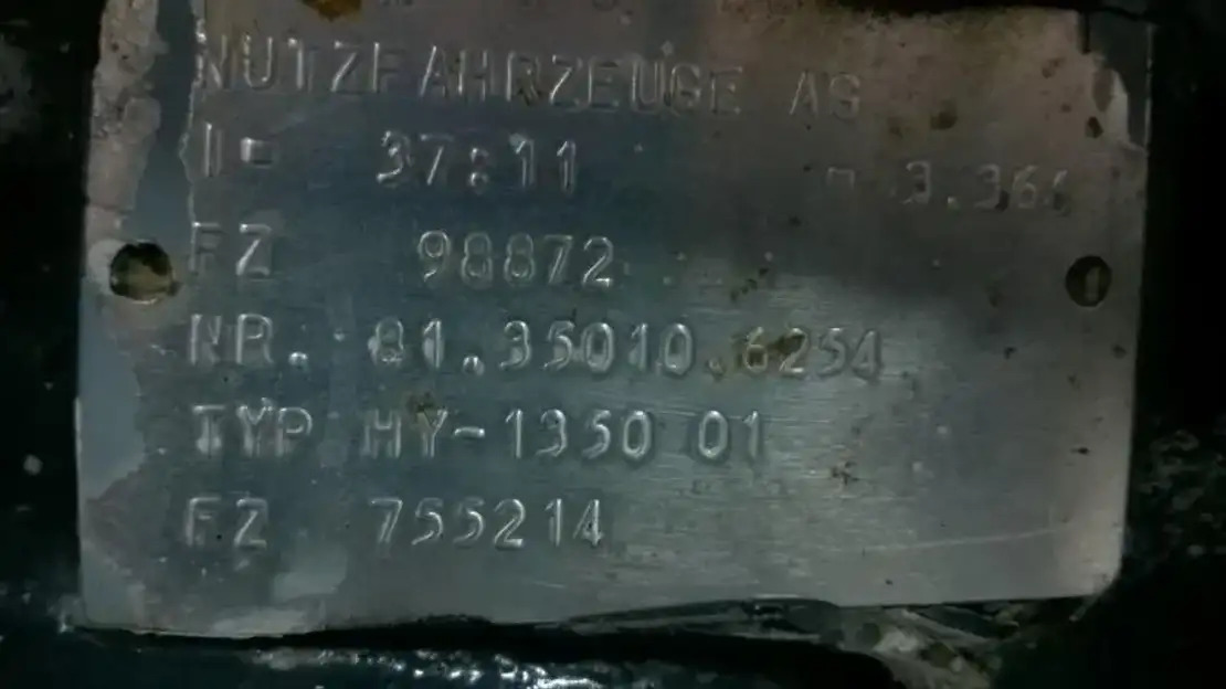 MAN Differentieel HY 1350-01 - Bagaksel for Lastbil: billede 1 MAN Differentieel HY 1350-01 - Bagaksel for Lastbil: billede 1