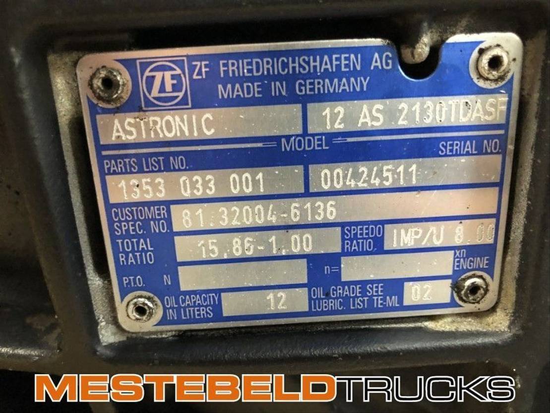 MAN Versnellingsbak 12 AS 2130 TD  - Gearkasse for Lastbil: billede 5 MAN Versnellingsbak 12 AS 2130 TD  - Gearkasse for Lastbil: billede 5
