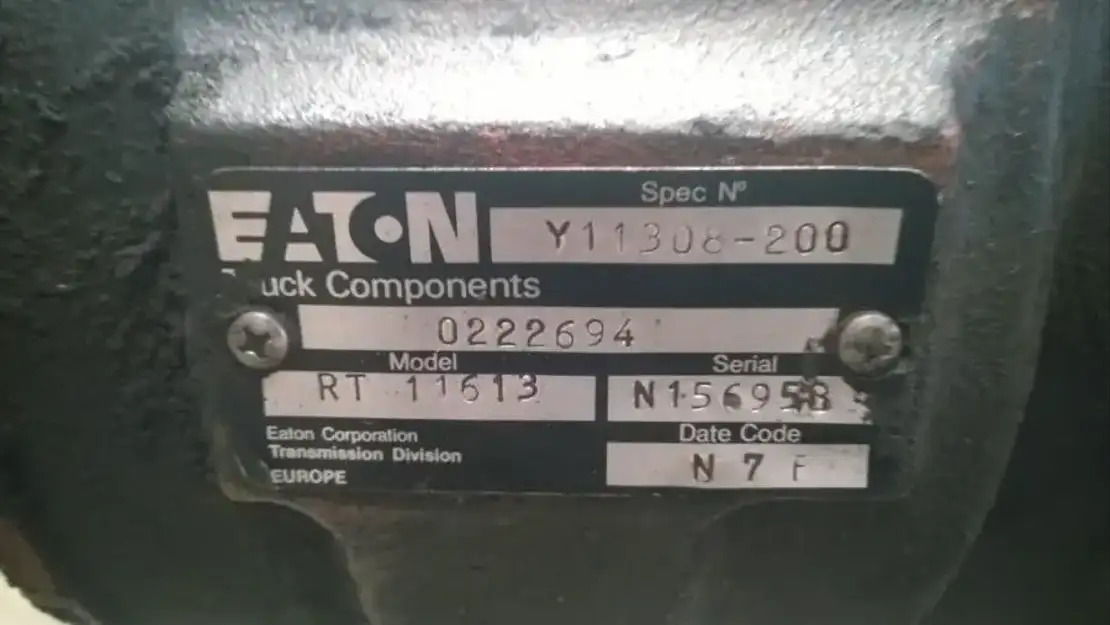 MAN Versnellingsbak Eaton RT11613 - Gearkasse og reservedele for Lastbil: billede 4 MAN Versnellingsbak Eaton RT11613 - Gearkasse og reservedele for Lastbil: billede 4