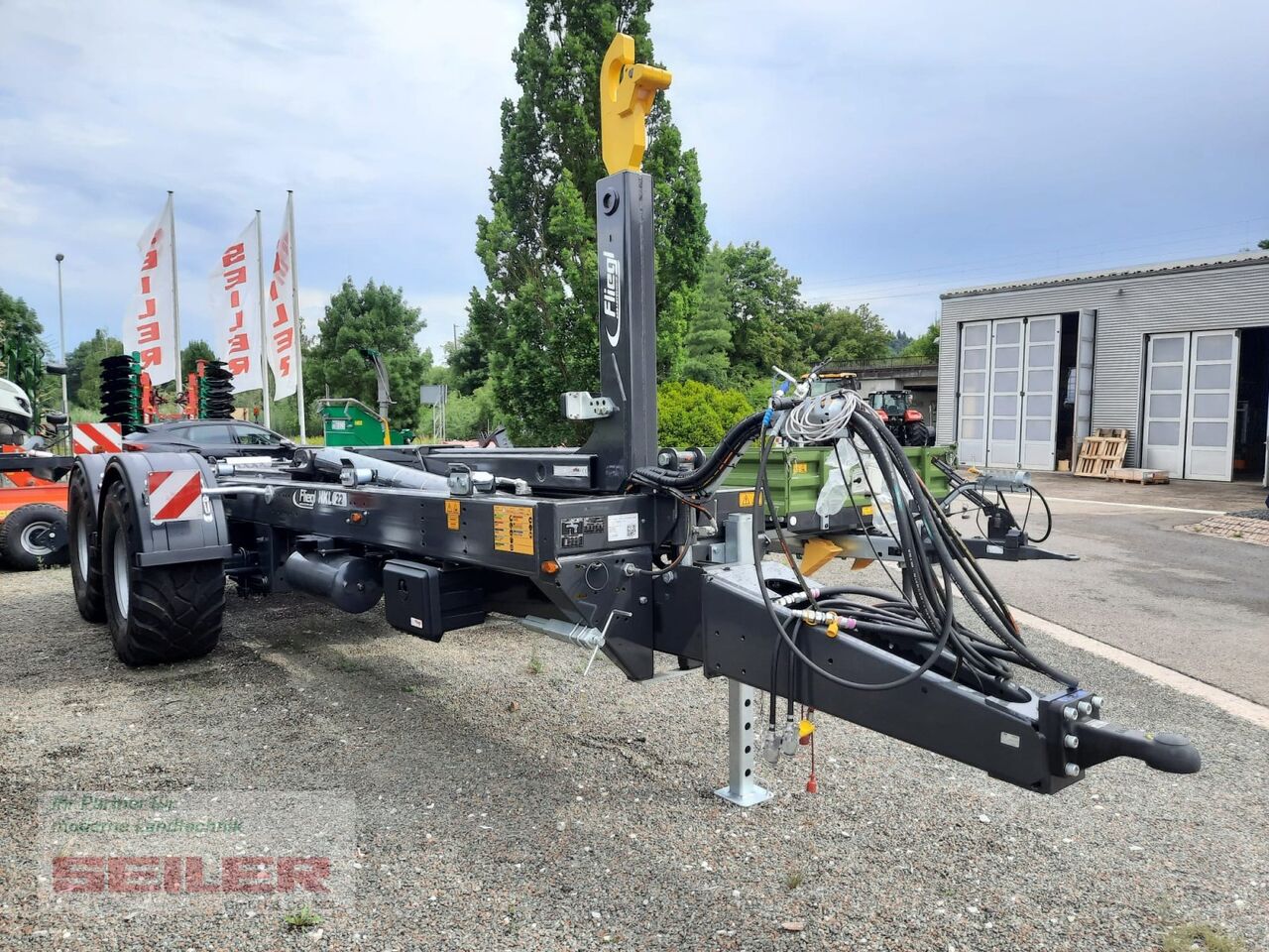 Fliegl HKL 22 Jumbo Abrollkipper - Kroghejsvogn/ Skip loader anhænger: billede 2 Fliegl HKL 22 Jumbo Abrollkipper - Kroghejsvogn/ Skip loader anhænger: billede 2