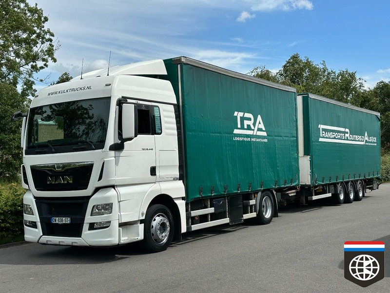 MAN TGX 18 440 NIGHT A/C - RETARDER - COMBI FREUHAUF - Lastbil med presenning: billede 1 MAN TGX 18 440 NIGHT A/C - RETARDER - COMBI FREUHAUF - Lastbil med presenning: billede 1