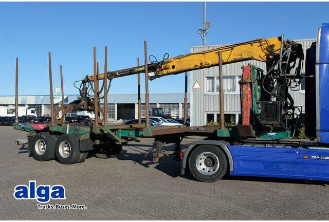 DIEBOLT Teleskop., Holzladekran, 2-Achser, BPW - Sættevogn til tømmer: billede 1 DIEBOLT Teleskop., Holzladekran, 2-Achser, BPW - Sættevogn til tømmer: billede 1