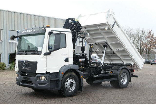 MAN 18.320 TGM BB, Kran Hiab X-Hiduo 138, Funk, AHK - Tipvogn lastbil: billede 4 MAN 18.320 TGM BB, Kran Hiab X-Hiduo 138, Funk, AHK - Tipvogn lastbil: billede 4