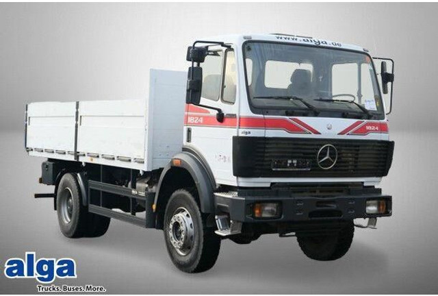 Mercedes-Benz 1824 AK 4x4, Allrad, AHK, Blattfederung, 168tkm - Lastbil med lad: billede 1 Mercedes-Benz 1824 AK 4x4, Allrad, AHK, Blattfederung, 168tkm - Lastbil med lad: billede 1