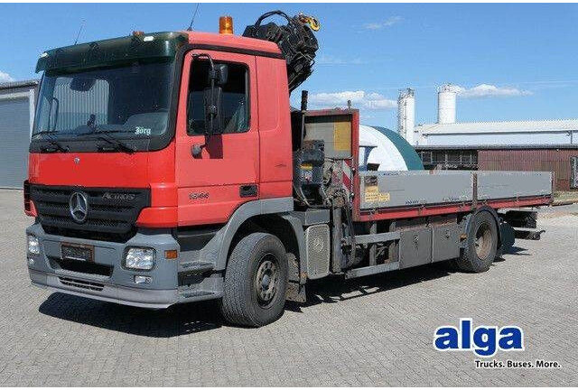 Mercedes-Benz 1844 L Actros 4x2, Hiab 144E-3, Funk, Voll-Luft - Lastbil med lad: billede 1 Mercedes-Benz 1844 L Actros 4x2, Hiab 144E-3, Funk, Voll-Luft - Lastbil med lad: billede 1