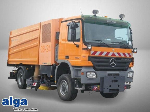 Mercedes-Benz 2032 A Actros 4x4, Bucher STKF 9500, Airport, AC - Fejebil: billede 1 Mercedes-Benz 2032 A Actros 4x4, Bucher STKF 9500, Airport, AC - Fejebil: billede 1