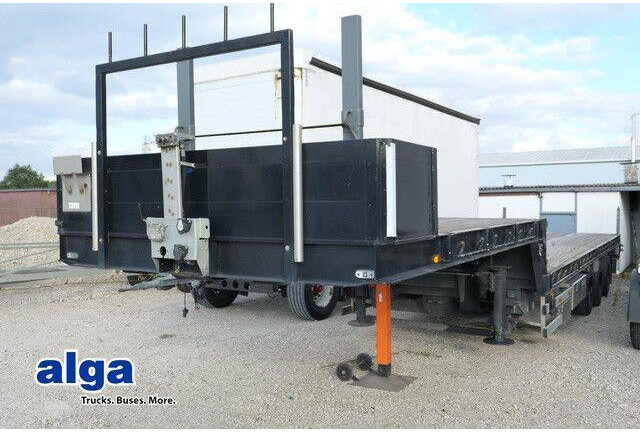 Schütte SAL35, Tiefbett 8,7m, 2x gelenkt, BPW - Nedbygget platform sættevogn: billede 1 Schütte SAL35, Tiefbett 8,7m, 2x gelenkt, BPW - Nedbygget platform sættevogn: billede 1
