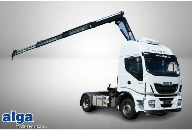 Iveco 460 Stralis 4x2, Kran HMF 1320K3, Hydr., Klima - Trækker: billede 1 Iveco 460 Stralis 4x2, Kran HMF 1320K3, Hydr., Klima - Trækker: billede 1