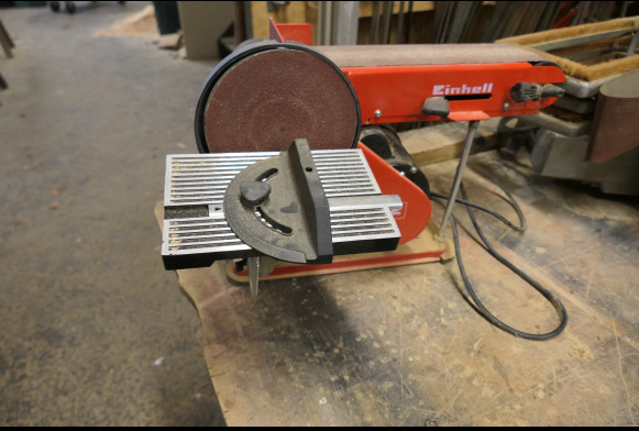 Ponceuse à bande + lapidaire Einhell TC-US 400 - Træbearbejdningsmaskine: billede 4 Ponceuse à bande + lapidaire Einhell TC-US 400 - Træbearbejdningsmaskine: billede 4