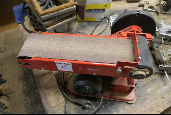 Ponceuse à bande + lapidaire Einhell TC-US 400 - Træbearbejdningsmaskine: billede 2 Ponceuse à bande + lapidaire Einhell TC-US 400 - Træbearbejdningsmaskine: billede 2