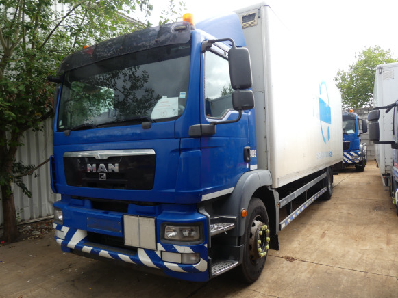 REF:8089 - Camion Fourgon MAN TGM (2013-524.638 km) - Lastbil varevogn: billede 1 REF:8089 - Camion Fourgon MAN TGM (2013-524.638 km) - Lastbil varevogn: billede 1