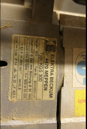 Scie à onglet Elektra Beckum KGS300 - Træbearbejdningsmaskine: billede 5 Scie à onglet Elektra Beckum KGS300 - Træbearbejdningsmaskine: billede 5