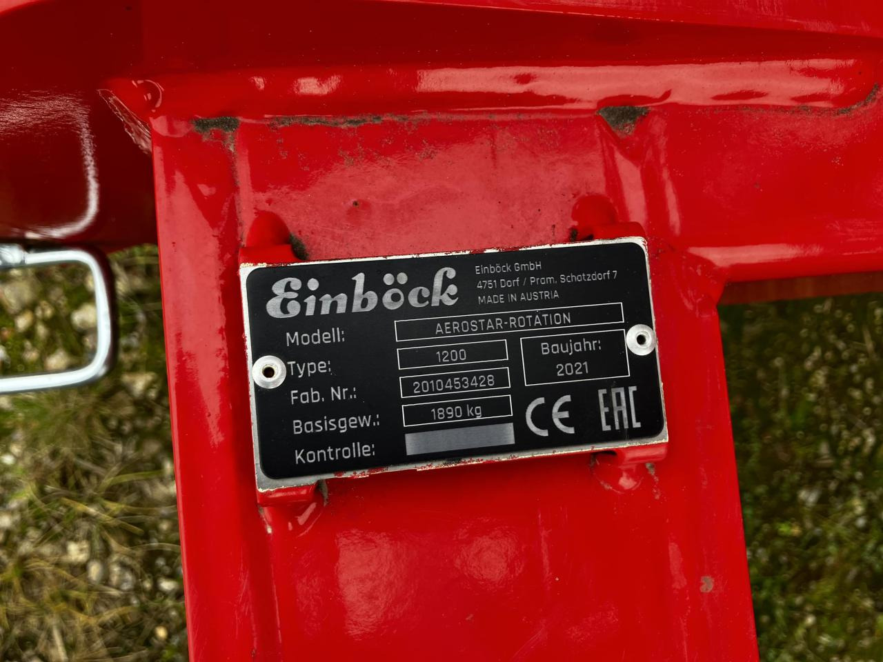 Einböck Aerostar 1200 Classic - Maskine til jordbearbejdning: billede 5 Einböck Aerostar 1200 Classic - Maskine til jordbearbejdning: billede 5