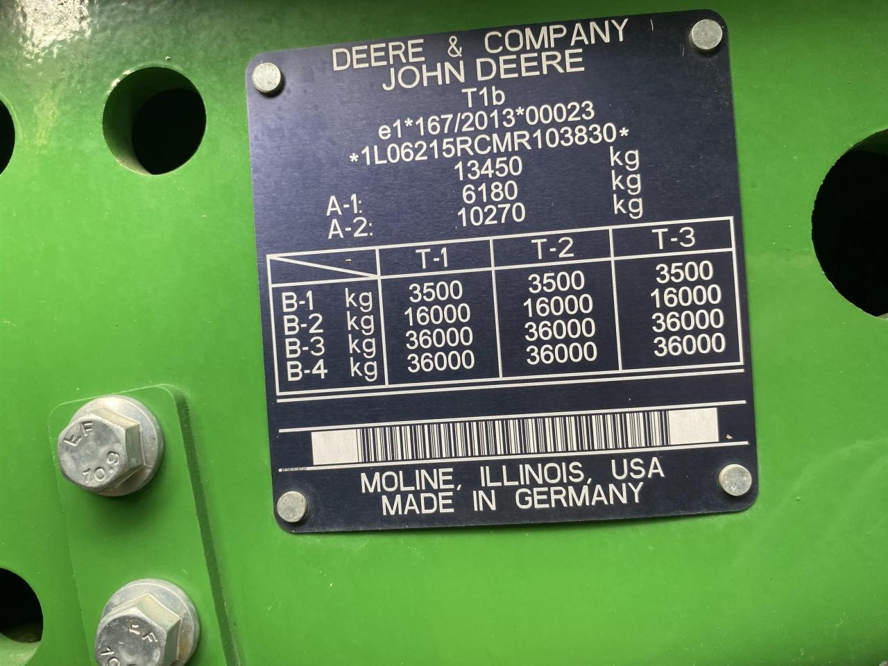 Traktor John Deere 6215R: billede 12