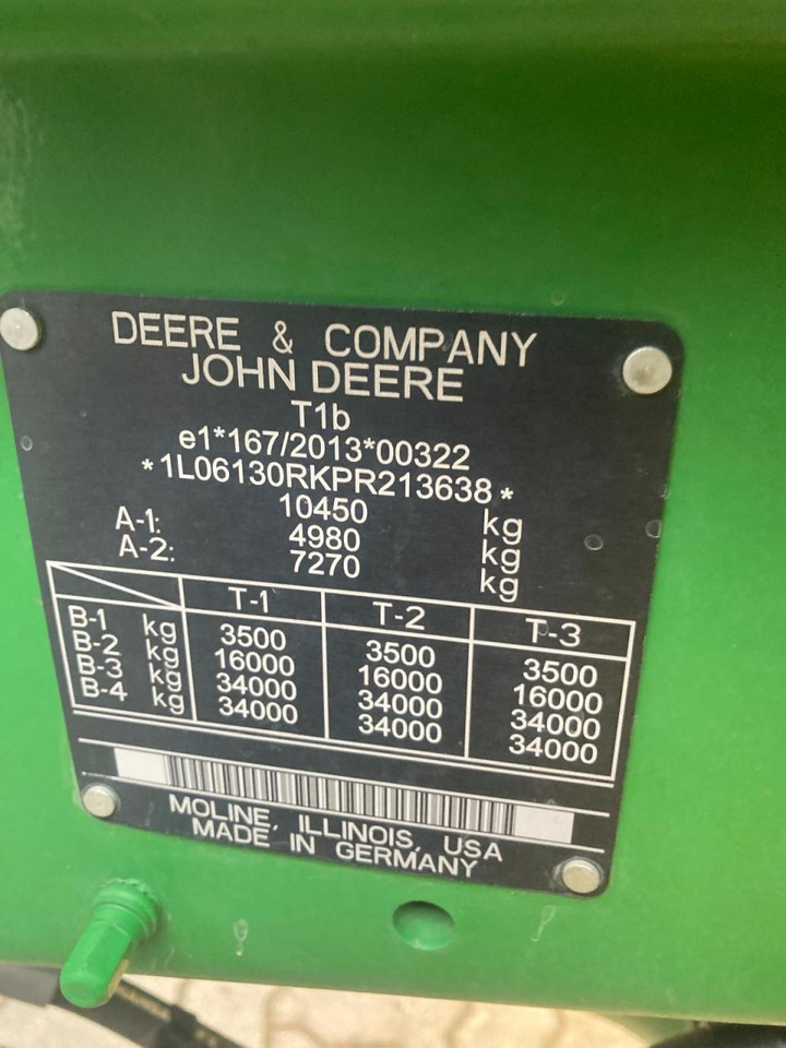 Leje en John Deere 6R 130 John Deere 6R 130: billede 8