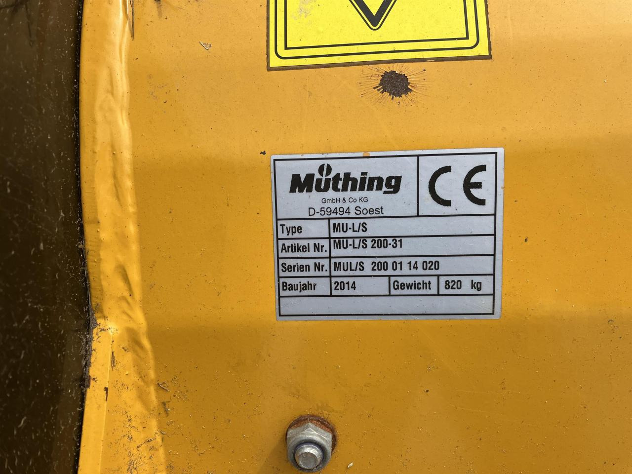 Müthing MU-L/S 200-31 - Slagleklipper: billede 4 Müthing MU-L/S 200-31 - Slagleklipper: billede 4