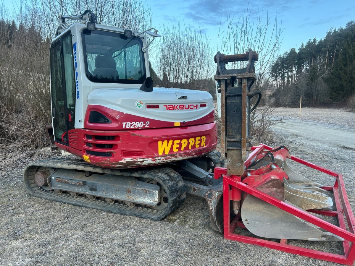 Takeuchi TB290-2 Bagger, Minibagger - Minigravemaskine: billede 2 Takeuchi TB290-2 Bagger, Minibagger - Minigravemaskine: billede 2
